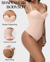 Large Cup Strapless Back Tie Sleeveless Pleated Stretch Corset Bodysuit