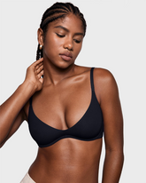 The Confidence Plunge: Underwire Demi Bra for Curves