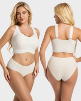 Plus Size Wireless Front-Close Comfort Jelly Bra
