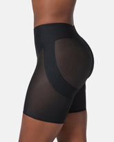 Firm Compression Butt Lifter Shorts Ruched Center Seam Shapewear