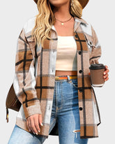 Plus Size Oversized Shacket in Cozy Flannel