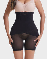 Mesh High Waist Cross Compression Shapewear Shorts