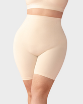 Anti Roll High Waisted Seamless Medium Compression Shapewear Shorts