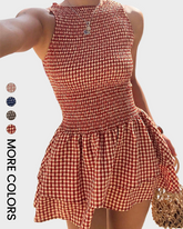 Women's Casual Fashion Sleeveless Short Dress