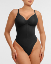 Tummy Control Seamless Zipper Shaping Bodysuit
