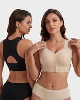 Posture Correction Bra Soft Breathable Non Removable Cups Yoga Sports Bra