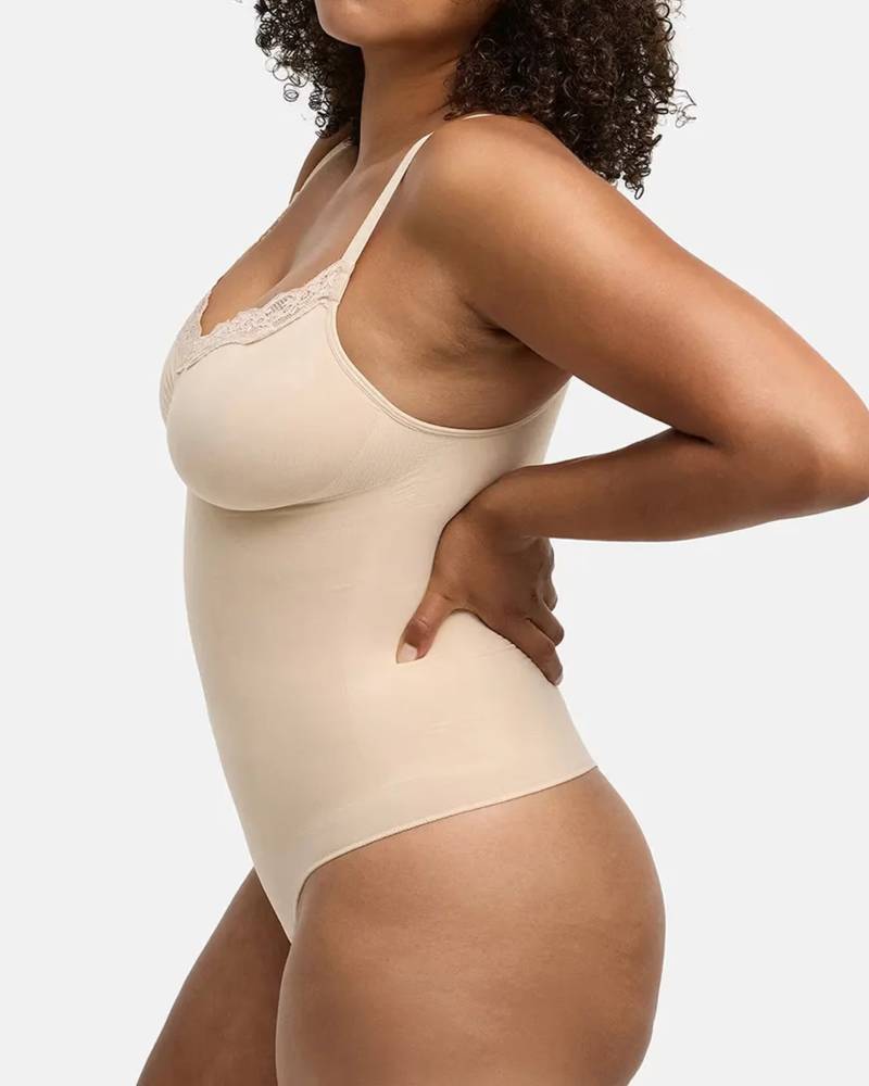 Lace Sculpting Bodysuit Shaping Shapewear