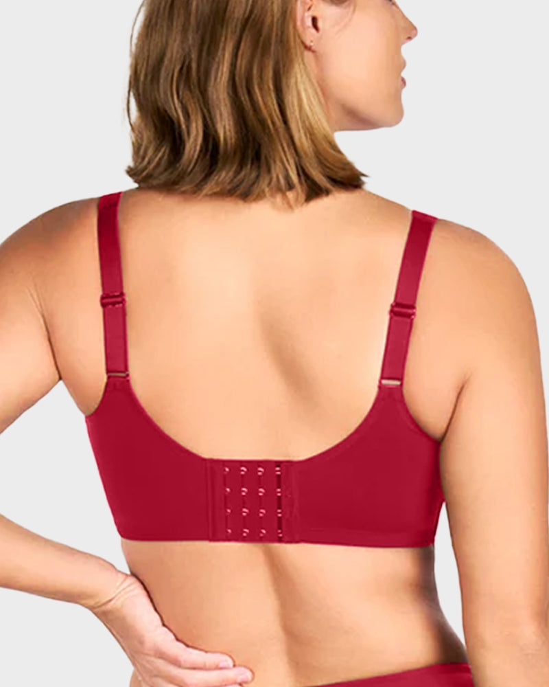 Mesh Unlined Full Coverage Non-padded Cooling Minimizer Bra