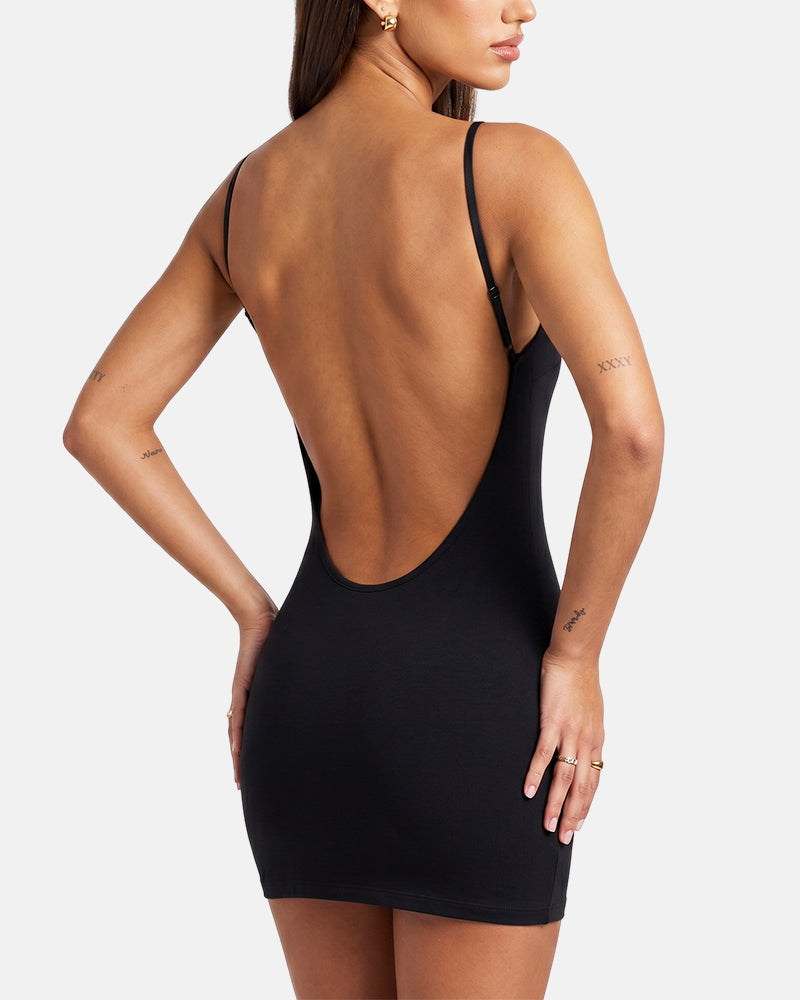 Lightweight Backless Spaghetti Strap Sleeveless Bodycon Beach Dress