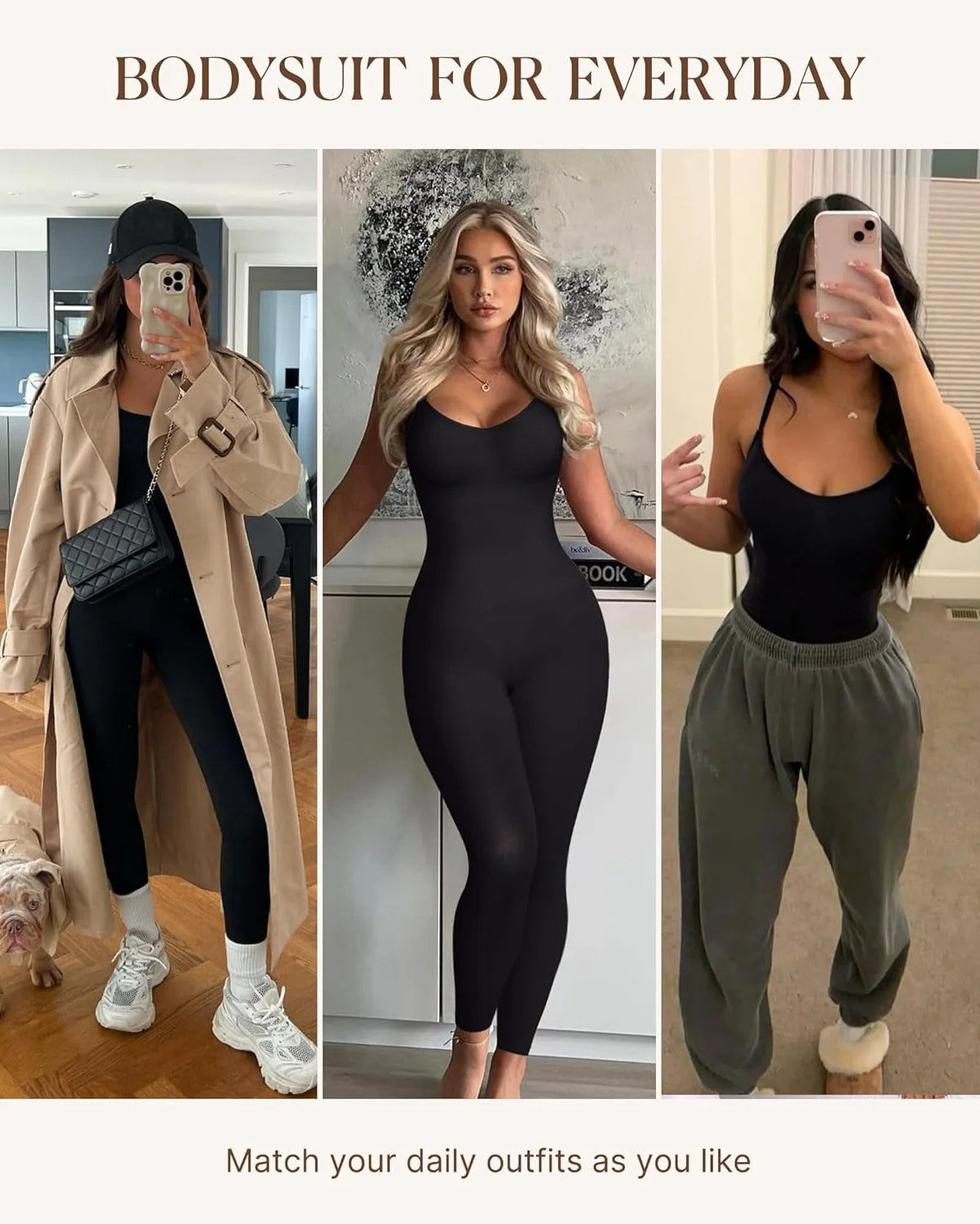 Tummy Control Seamless Full Body Compression Bodysuit