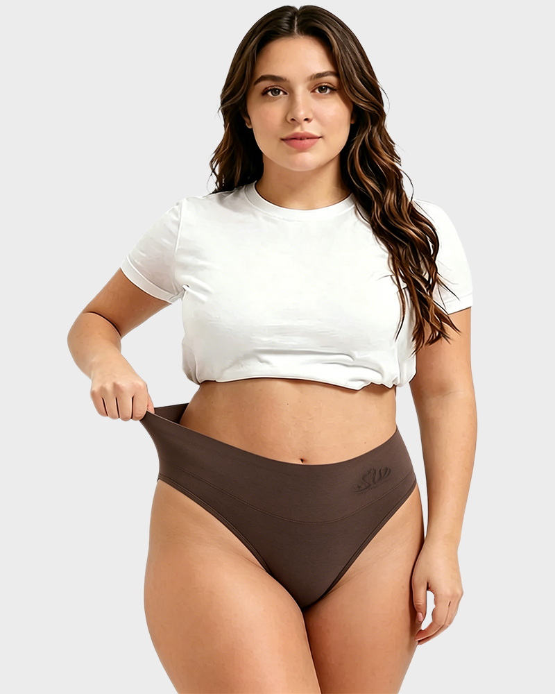High Waist Seamless Thongs Tummy Control  Underwear