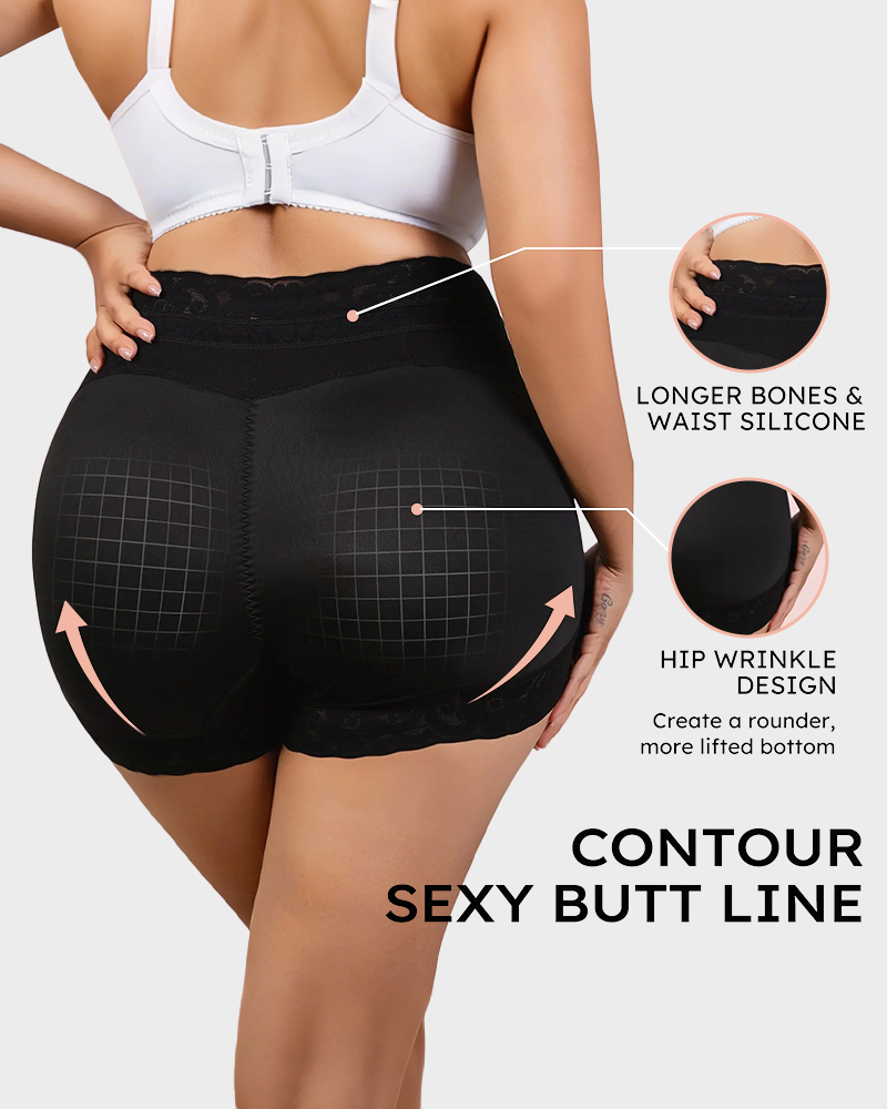 High Waist Shapewear Panty in Faja Colombianas Style with Anti-Slip Silicone Band
