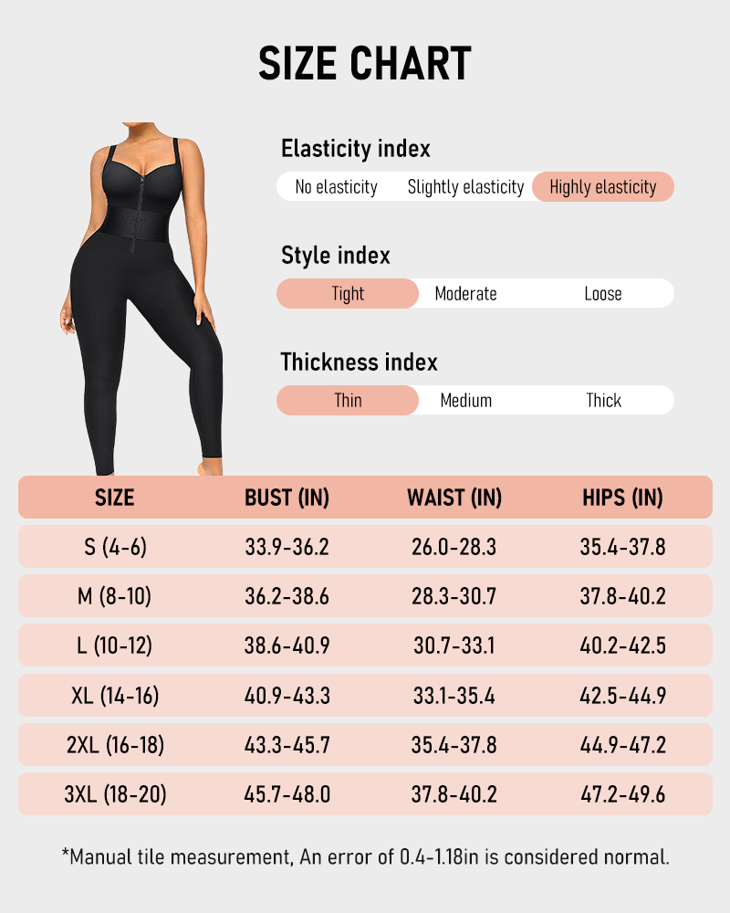 Zipper Shaping Jumpsuit Tummy Control Waist Band One Piece Yoga Bodysuit Activewear