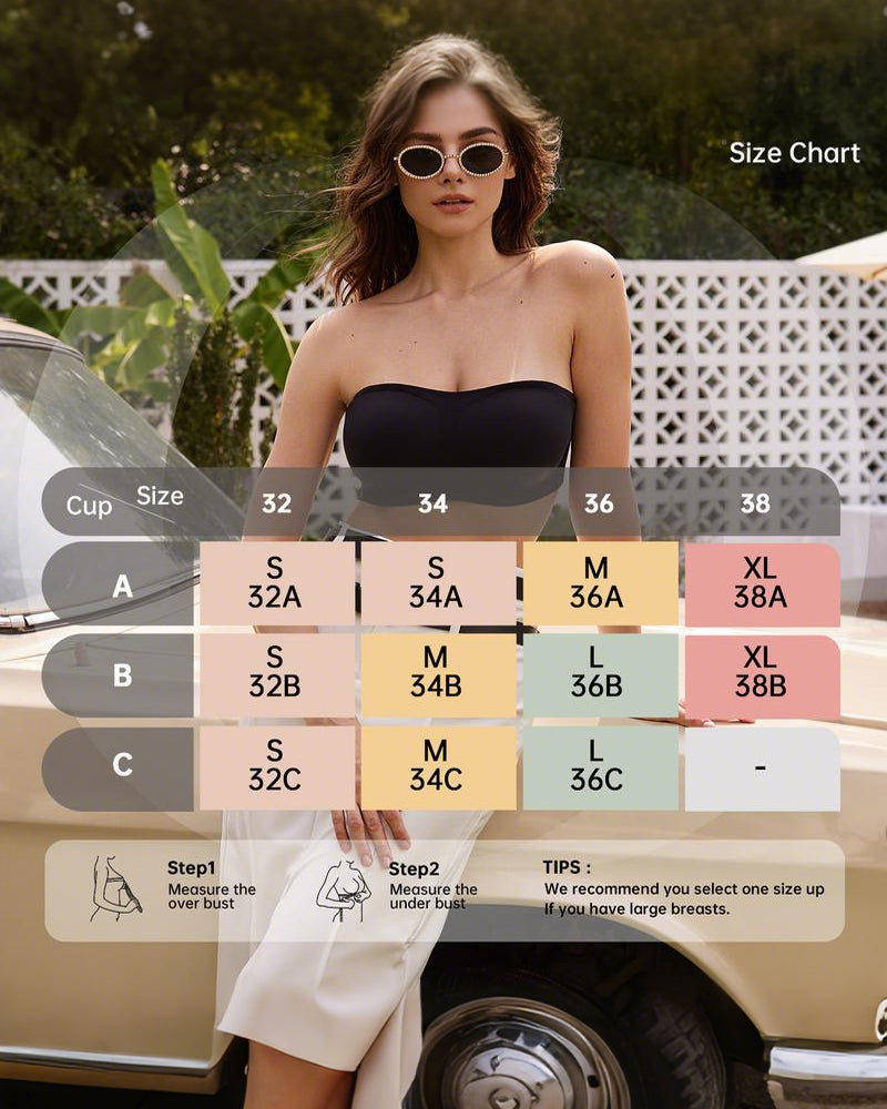 Convertible Wireless Push-Up Bra