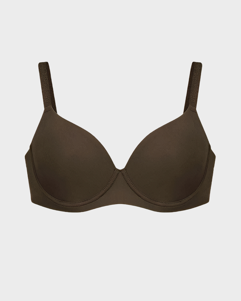 Smooth Lightly Padded Underwire T-shirt Bra