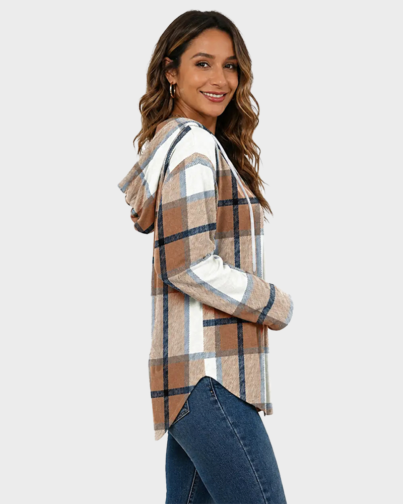 Women's Oversized Long Sleeve Loose Fit Casual Lightweight Pullover Hoodie Top