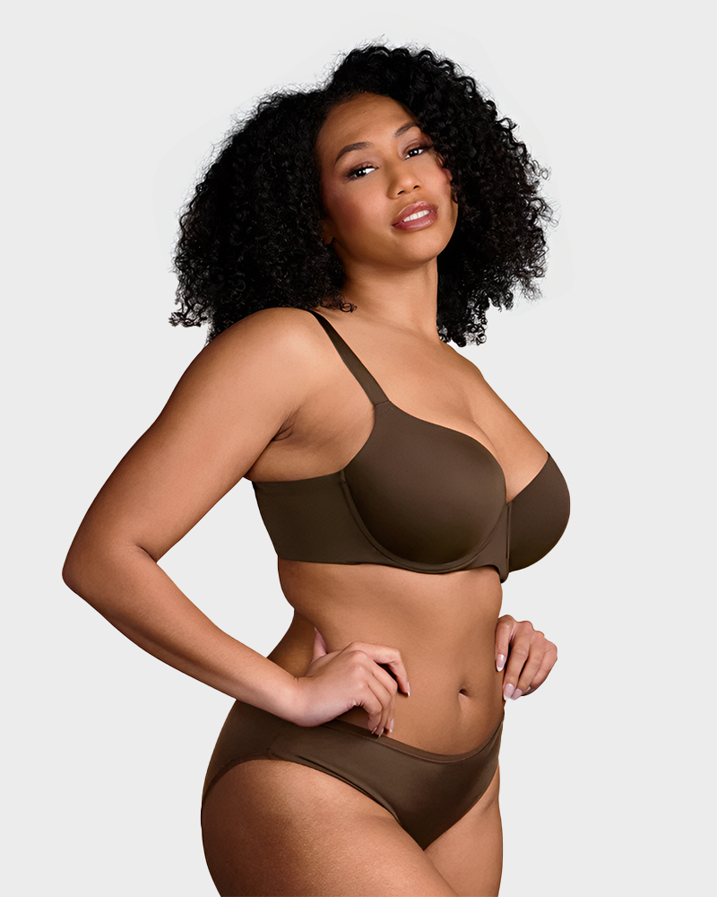 Smooth Lightly Padded Underwire T-shirt Bra