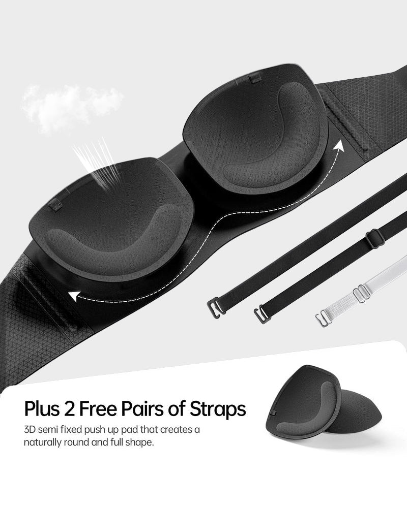 Convertible Wireless Push-Up Bra