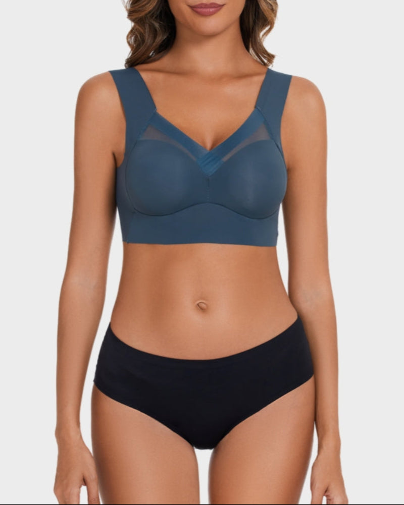 Comfortable Smoothing Mesh Bra