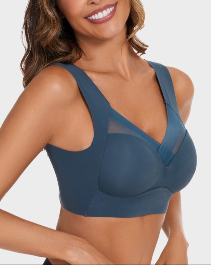 Comfortable Smoothing Mesh Bra
