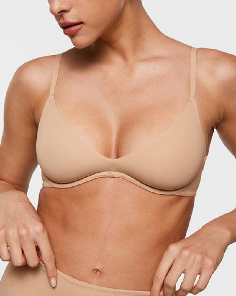 Women's Plus Plunge Unlined Underwire Sexy Demi Balconette Bras