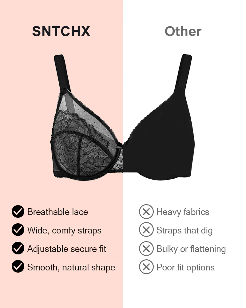 Full Coverage Lace Minimizer Bra - Petal-Beige