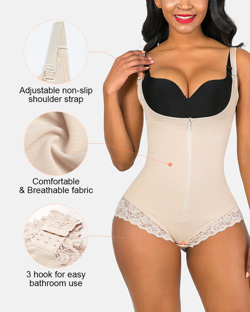 Postpartum Colombian Fajas Shapewear Compression Body Shaper Bodysuit