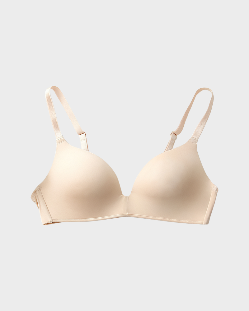 Lightly Lined Wireless Plunge Bra Comfy Everyday T Shirt Bra