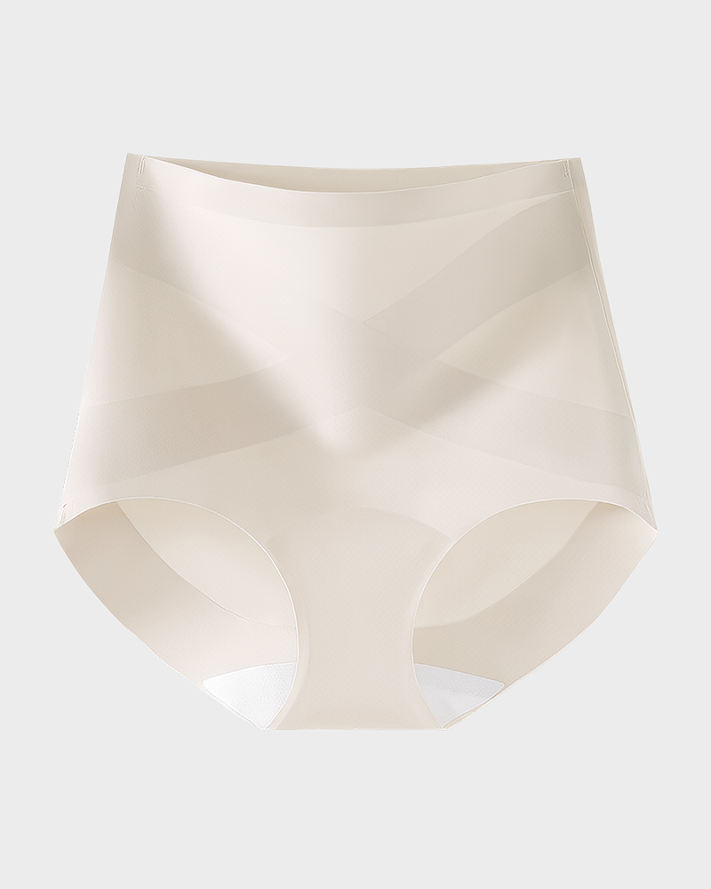 High Waist Seamless No Show Soft Breathable Full Coverage Panties