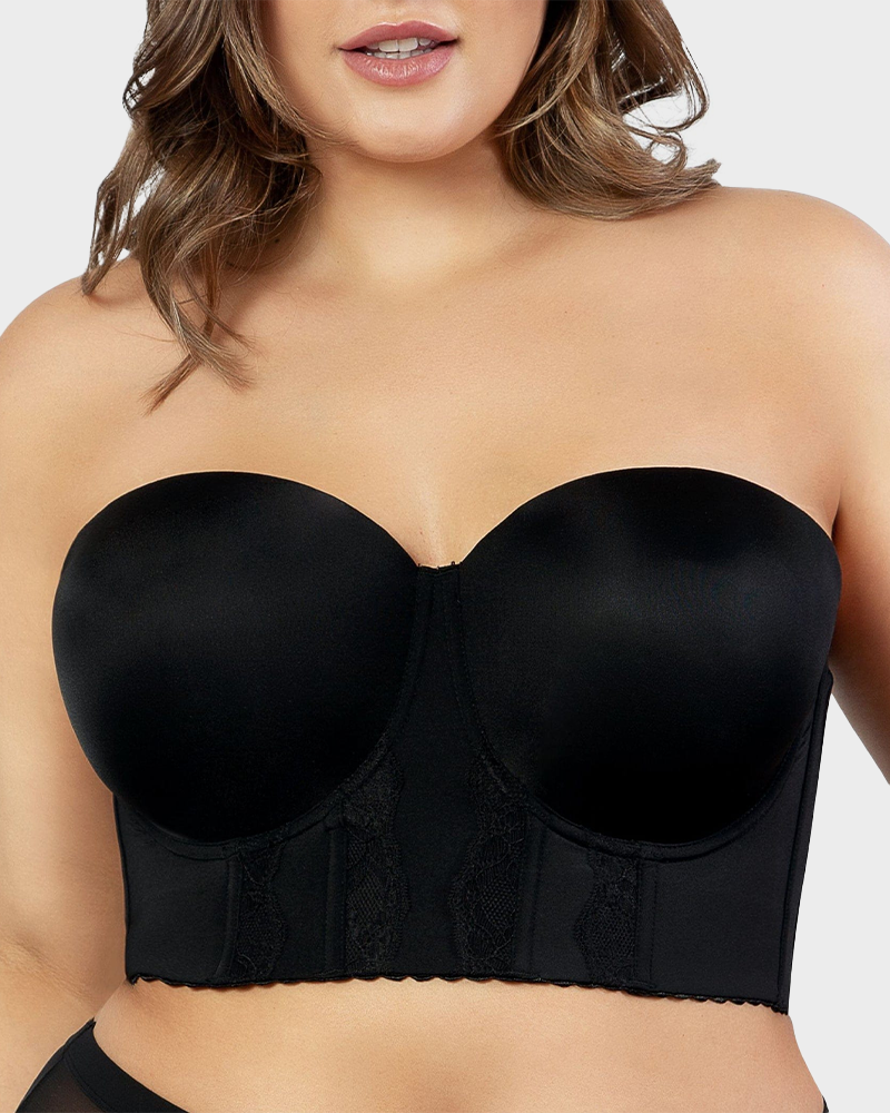 Convertible Non-Slip Full-Coverage Strapless Bustier