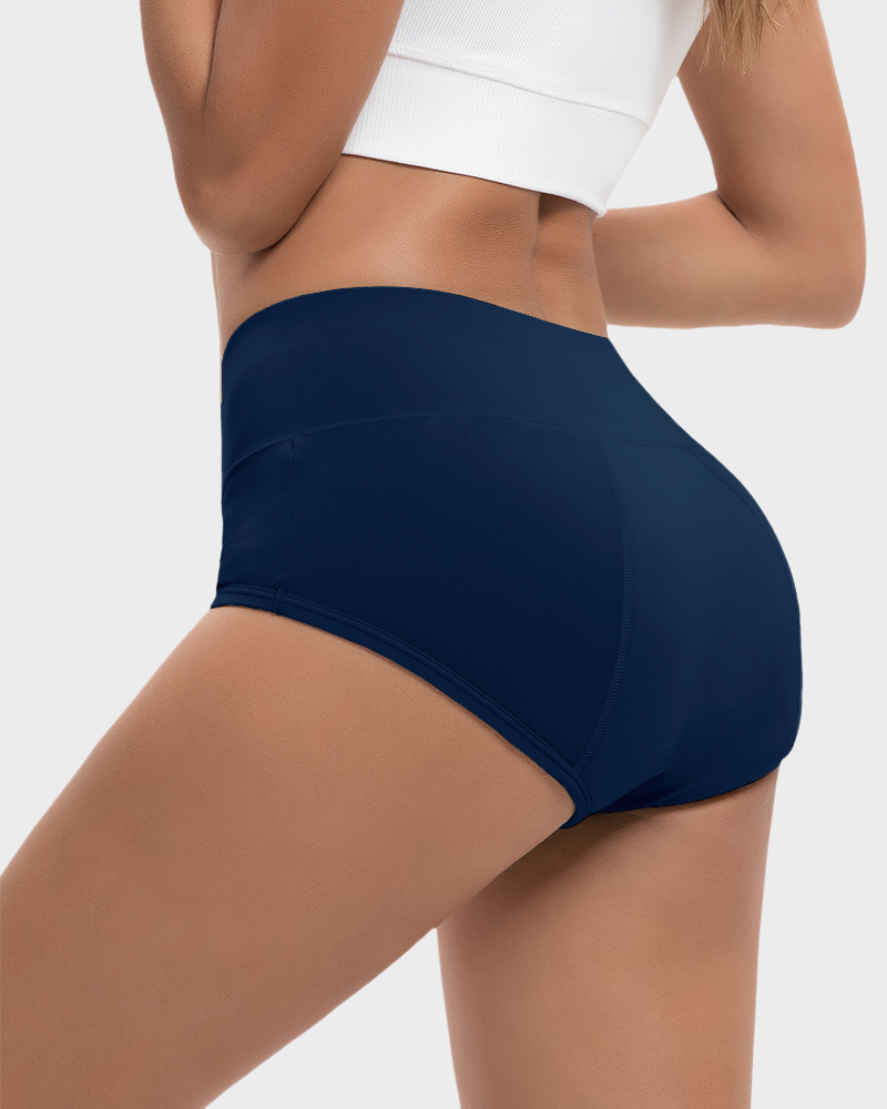Women's High Waisted Bamboo Viscose Period Panties
