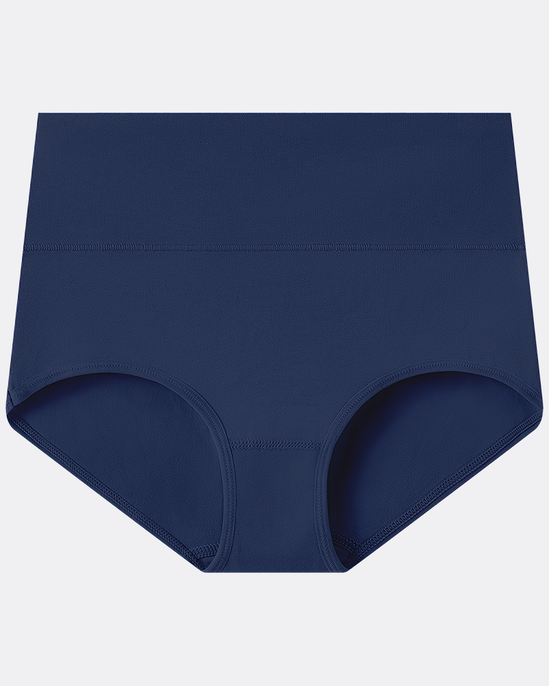 Women's Plus Size Cotton High Waisted Briefs – 1 Pair (Single)