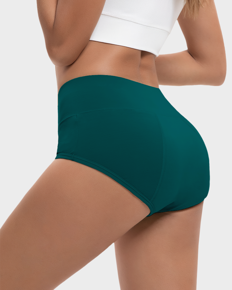 Women's High Waisted Bamboo Viscose Period Panties