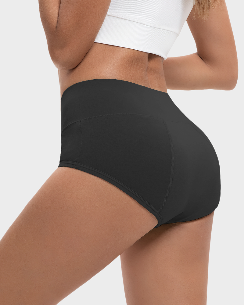 Women's High Waisted Bamboo Viscose Period Panties