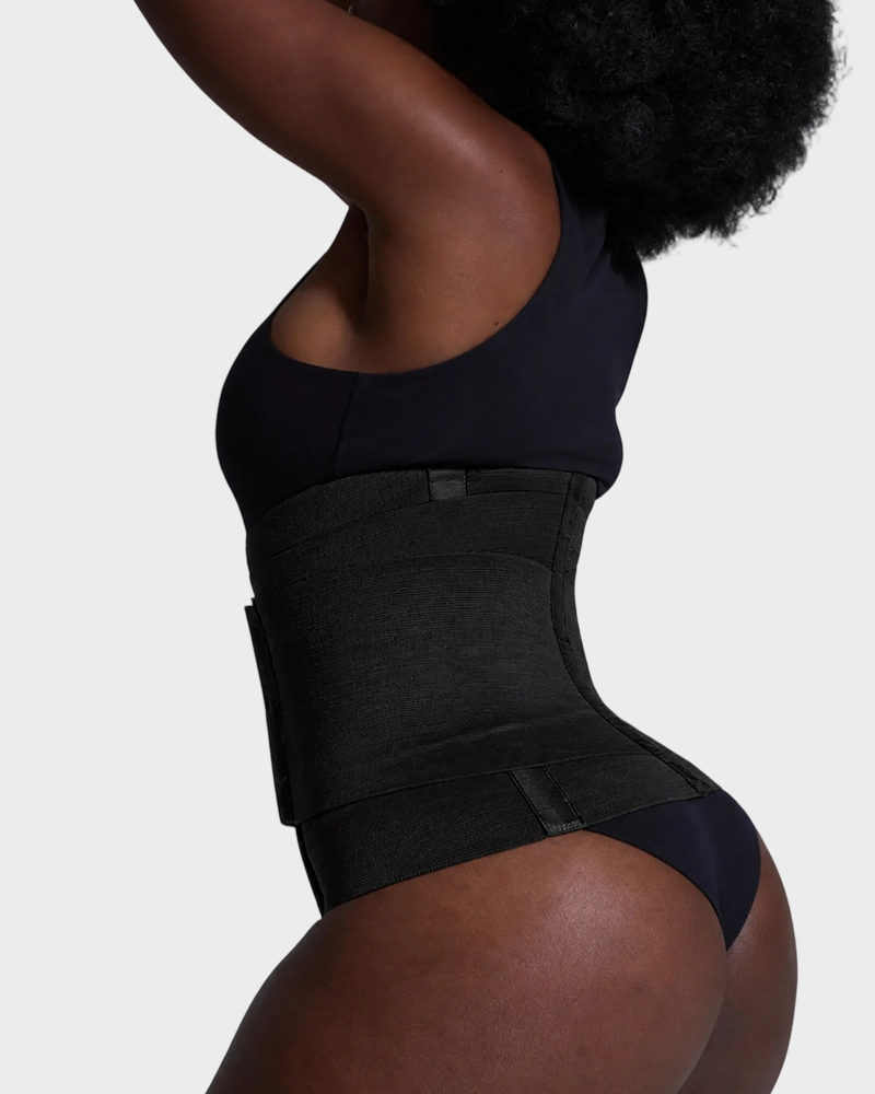 Hourglass 3 Layer Steel Boned Waist Trainer Tummy Control Adjustable Faja