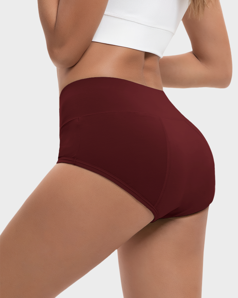Women's High Waisted Bamboo Viscose Period Panties