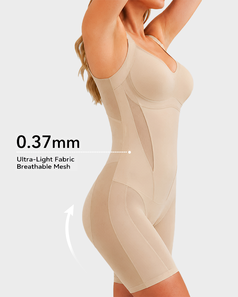 Ultra Thin Cooling Tummy Control Butt Lifter Seamless Faja Shapewear