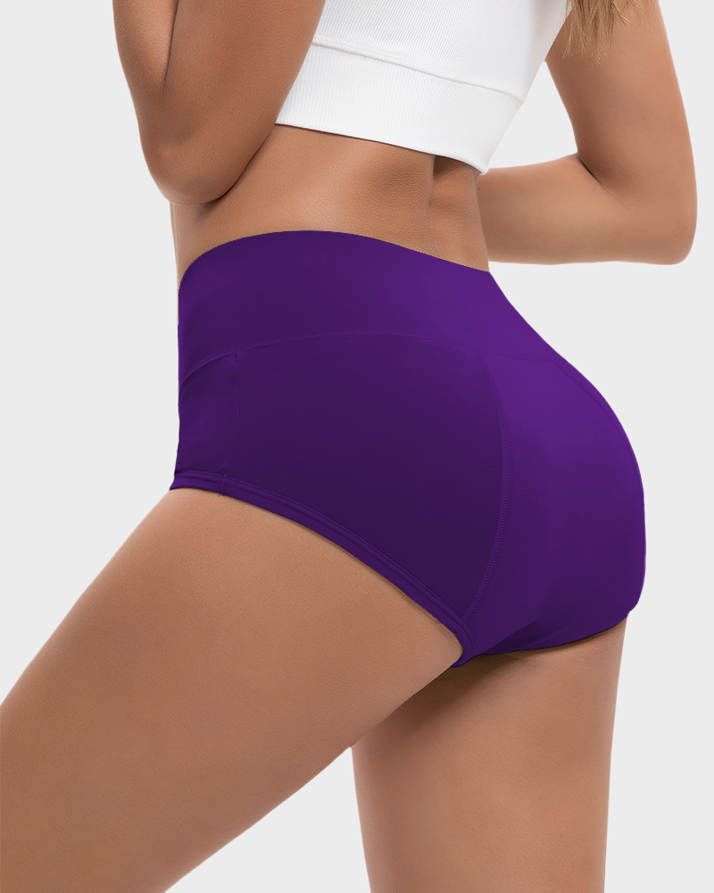 Women's High Waisted Bamboo Viscose Period Panties