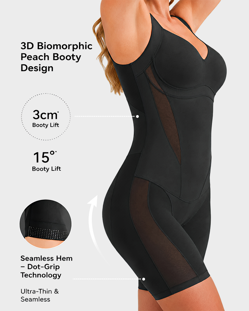 Ultra Thin Cooling Tummy Control Butt Lifter Seamless Faja Shapewear