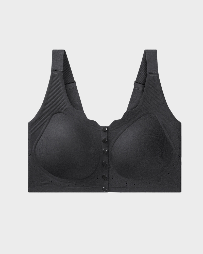 Plus Size Wireless Front-Close Comfort Jelly Bra