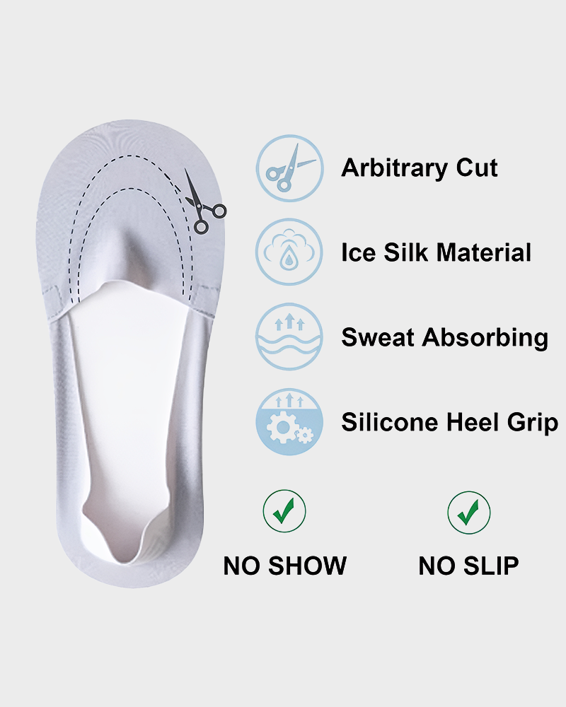 Women's Low Cut Invisible Socks – No Show Liner Set
