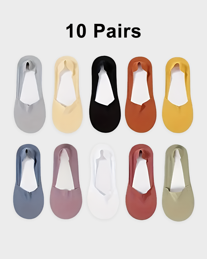 Women's Low Cut Invisible Socks – No Show Liner Set