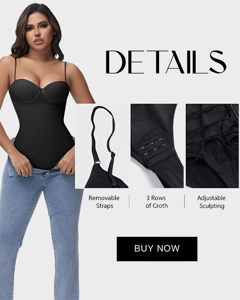 Large Cup Strapless Back Tie Sleeveless Pleated Stretch Corset Bodysuit