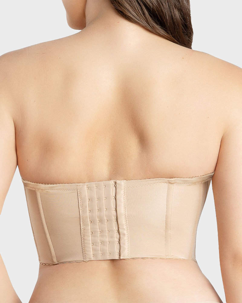 Convertible Non-Slip Full-Coverage Strapless Bustier