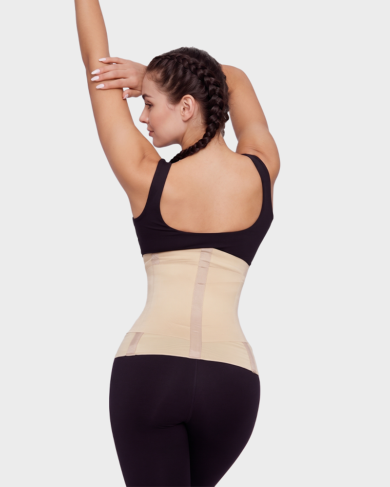 Hourglass 3 Layer Steel Boned Waist Trainer Tummy Control Adjustable Faja