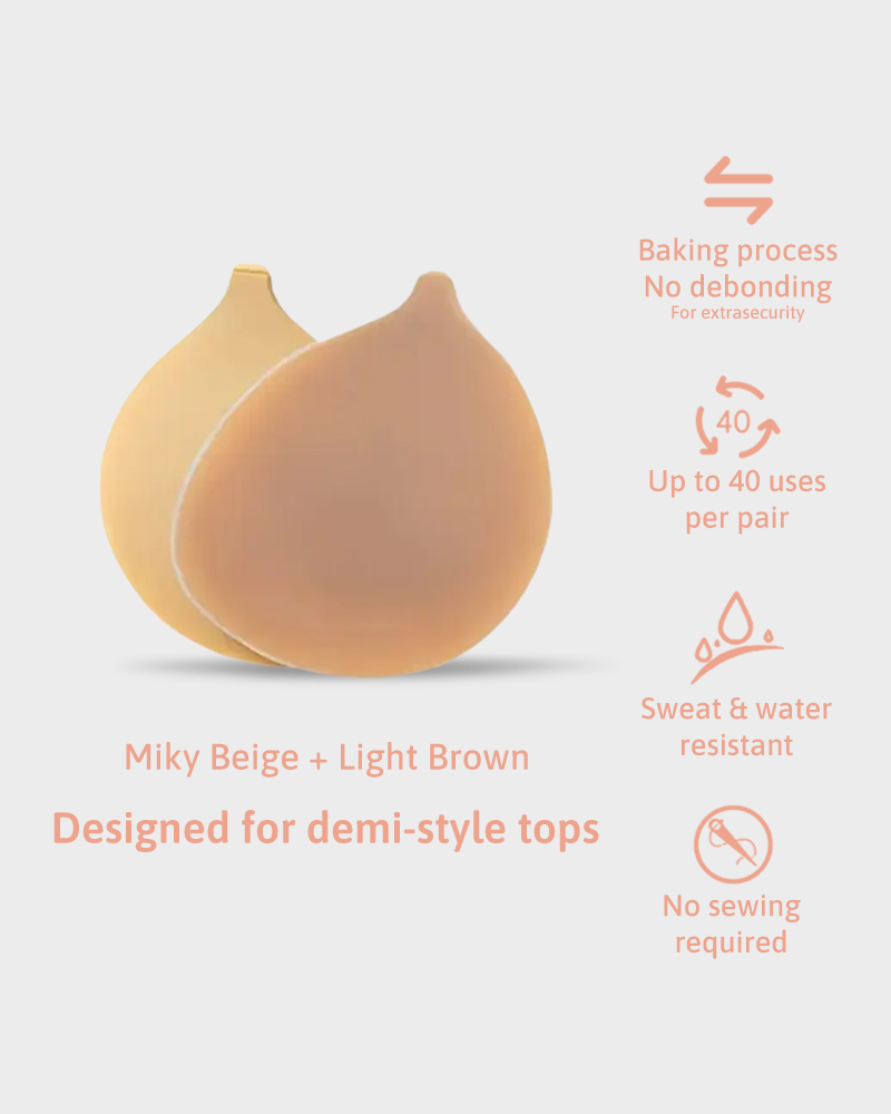 Push-Up Sticky Bra – Waterproof, Sweat-Proof & Reusable