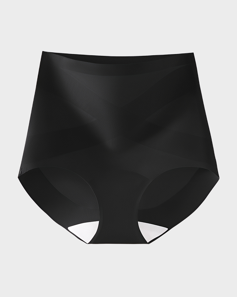 High Waist Seamless No Show Soft Breathable Full Coverage Panties