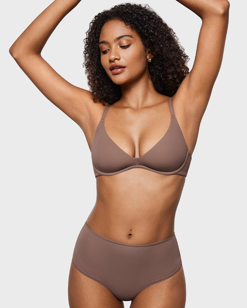 The Confidence Plunge: Underwire Demi Bra for Curves