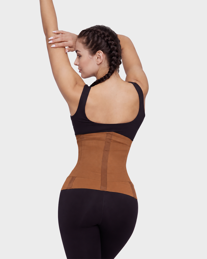 Hourglass 3 Layer Steel Boned Waist Trainer Tummy Control Adjustable Faja
