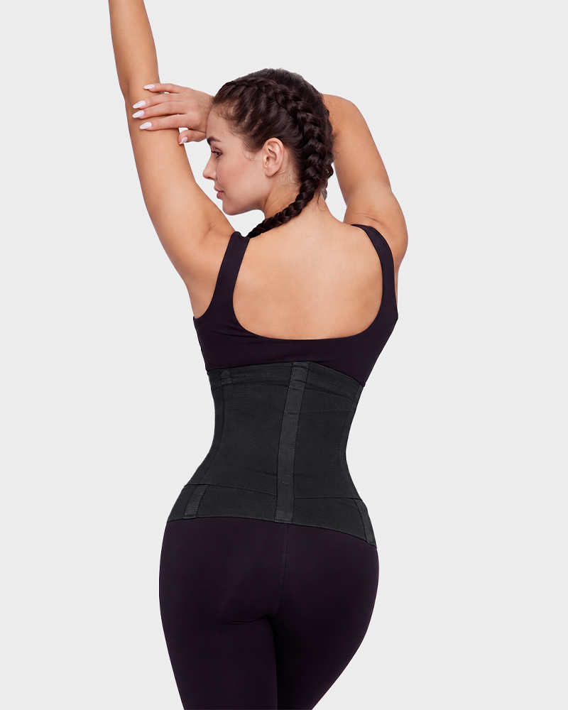 Hourglass 3 Layer Steel Boned Waist Trainer Tummy Control Adjustable Faja